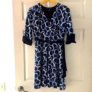 White House Black Market Womens reversible dress.  Size MP